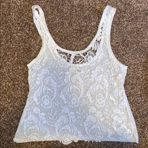 Lace tank top